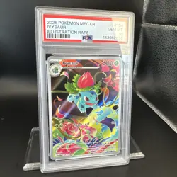 2025 Pokemon Mega Evolution Ivysaur #134 IR Graded PSA 10 - Image 4