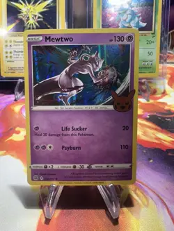 Pokemon TCG Mewtwo Trick or Trade Promo Holo 056/172 Basic 130 HP - Image 1