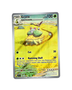 Pokemon Temporal Forces GROTLE 164/162 Illustration Rare Card MINT-NM - Image 1
