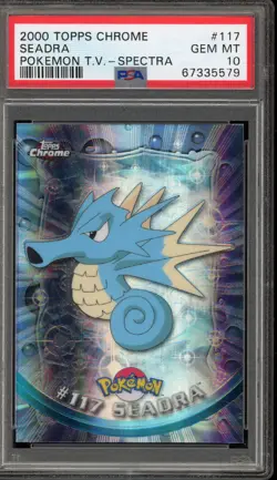 Pokemon Topps Chrome Seadra Spectra #117 PSA 10 Gem Mint - Image 1