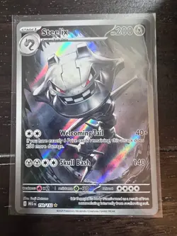 Steelix 150/132 Illustration Rare Mega Evolution Pokemon Near Mint - Image 1