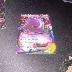 Pokemon Gengar EX Full Art Ultra Rare Holo 170 HP Card 34/119 XY Phantom Forces - Image 1