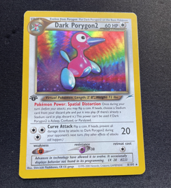 Pokemon Card 1st Edition Dark Porygon2 8/105 Neo Destiny Holo Rare - Ungraded - Image 2