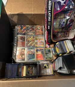 Entire Pokemon Card Collection Lot Binder Wotc Full Arts Base Set Sealed Box - Image 1