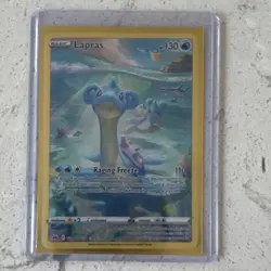 Pokemon Lapras Crown Zenith GG05/GG70 130 HP 110 Attack Card - Image 1
