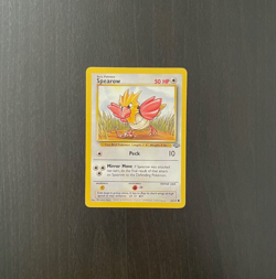 POKEMON Spearow Card Jungle Set - 62/64 Common Near Mint NM - Image 1
