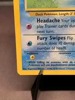 Pokemon TCG Psyduck WOTC Black Star League Promo 20 VTG 2000 - Image 5