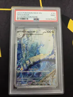 2023 POKEMON MEW EN-151 ILLUSTRATION RARE #181 DRAGONAIR PSA 9 - Image 1