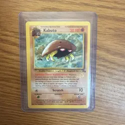 Pokemon TCG Kabuto W Gold Stamp Wizards Promo, WOTC 50/62 - Image 1