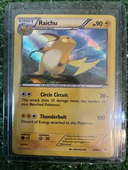 Pokemon TCG Raichu Generations 27/83 Reverse Holo Holo Rare - Image 1