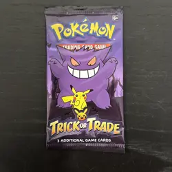 Pokemon Trick or Trade 3 Card Mini Booster Pack-Halloween-New - Image 1