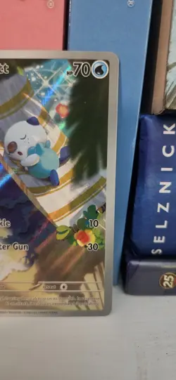 Pokemon TCG Oshawott 105/086 White Flare Holo Illustration Rare NM/M - Image 3