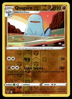 QUAGSIRE 084/185 RARE VIVID VOLTAGE POKEMON - Image 1