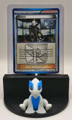 2013 Pokemon TCG Plasma Freeze Trainer Ghetsis (Team Plasma) 101/116 Non-Holo LP - Image 2
