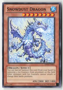 Yugioh - Snowdust Dragon ABYR-EN093 Unlimited - Abyss Rising - Image 1