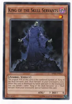 Yugioh- 1X King of the Skull Servants - Common - Unlimited - AP06-EN017 - NM - Image 1
