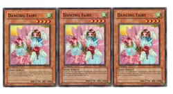 Yugioh- 3X Dancing Fairy - Common - 1st Edition - LON-038 - Light Play - Image 1
