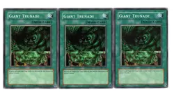 Yugioh- 3X Giant Trunade - Common - Unlimited - SDJ-032 - Light Play - Image 1