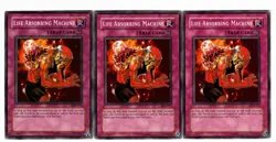 Yugioh- 3X Life Absorbing Machine - Common - Unlimited - LOD-012 - Light Play - Image 1