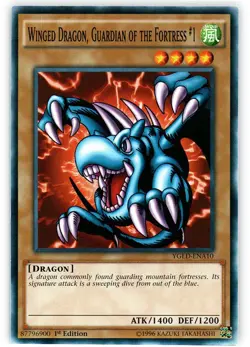 Winged Dragon, Guardian of the Fortress#1 - YGLD-ENA10 - Common - 1st Edition - - Image 1
