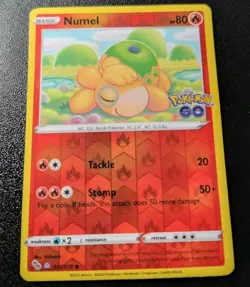 Pokemon Go Numel Peelable Ditto Holo Card 013/078 - Image 1