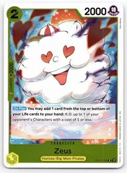 Zeus OP11-106 A Fist of Divine Speed Foil One Piece - Image 1