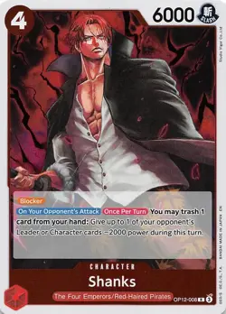 Shanks (008) OP12-008 Legacy of the Master Foil One Piece - Image 1