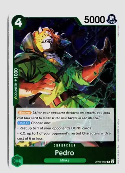 Pedro OP08-030 Foil R One Piece NM - Image 1