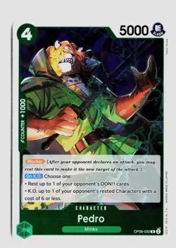 Pedro OP08-030 Foil R One Piece NM - Image 1