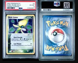 Pokemon EX 2004 Hidden Legends Dark Celebi Holo Rare 4/101 PSA 6 - Image 3