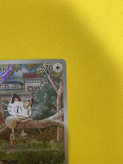 Meowth 106/094 - Illustration Rare - Pokemon TCG: Phantasmal Flames - NM - M - Image 4