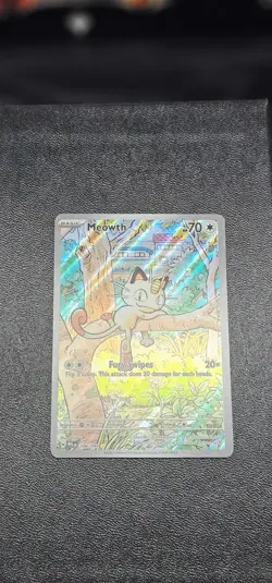Meowth 106/094 Phantasmal Flames Illustration Rare Pokemon TCG NM - Image 1