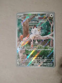 Meowth 106/094 - Pokemon TCG - Phantasmal Flames Illustration Rare Holo - M/NM - Image 1