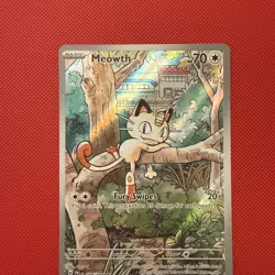 Pokemon TCG Meowth Phantasmal Flames- illustration Rare- 106/094 NM - Image 4