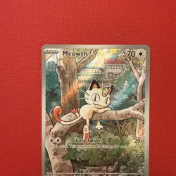 Pokemon TCG Meowth Phantasmal Flames- illustration Rare- 106/094 NM - Image 5