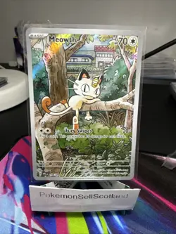 Pokemon TCG Meowth 106/094 Phantasmal Flames Illustration Rare NM Condition!! - Image 1