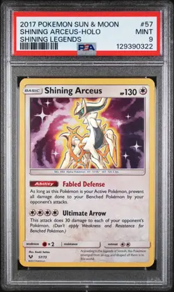 2017 Pokemon Shining Legends | Shining Arceus (57/73) PSA 9 - Image 1