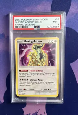 Pokemon Shining Arceus Card 57/73 Shining Legends Series - PSA 9 - Image 1