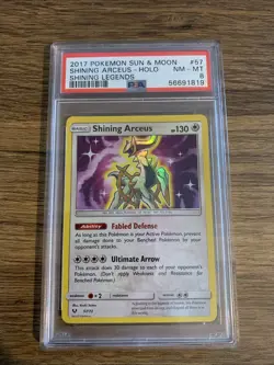 Pokemon Shining Arceus Card 57/73 Shining Legends Series - PSA 9 - Image 1
