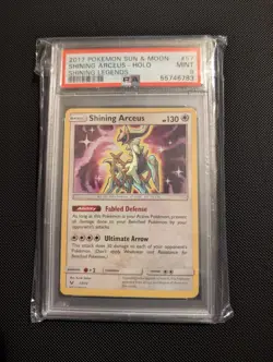 Pokemon TCG Shining Arceus Shining Legends 57/73 Holo Shiny Holo Rare PSA 9 Mint - Image 1