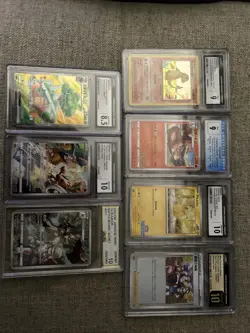 Cgc Graded Pokemon Card Lot 6 CGC and 1 AGS - Image 1