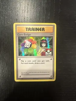 Erika Gym Badge XY206 Evolutions Holo Rare Exclusive Promo Pokemon Card MP - Image 1