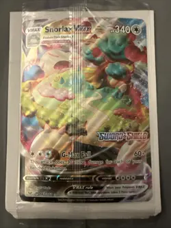 Snorlax VMAX Jumbo Card 142/202 Gamestop Promo Pokemon Sealed - Image 1
