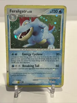 2007 Pokemon Card- Diamond & Pearl Mysterious Treasures Feraligatr Holo 8/123 - Image 2