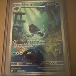 Tirtouga 106/086 Pokemon TCG SV Black Bolt Illustration Rare Holo Card NM - Image 1