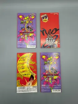 x4 Pokemon Japanese NEO Meowth's Party Mini CD Singles NO PROMO CARD - Image 2