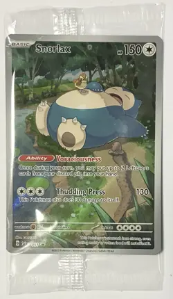 Pokemon Snorlax 051 Sv: Scarlet & Violet Promo Cards Holo 151 (Sealed) - Image 1