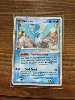 Pokemon Articuno ex 114/112 Ultra Rare Holo EX FireRed & LeafGreen 110 HP Card - Image 1