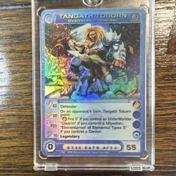 Tangath Toborn Legendary Super Rare Holo Card Chaotic TCG 2008 - Image 1