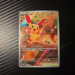 Plusle 193/182 Holo Illustration Rare Paradox Rift Pokemon Card NM - Image 1